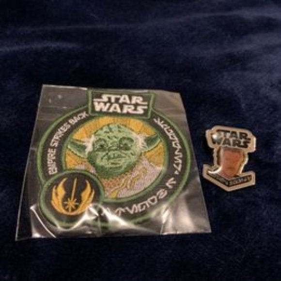 Star Wars Funko pop, Empire Strikes Back patch and pin set - Picture 1 of 5